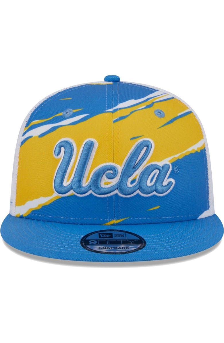 New Era Men's New Era Blue UCLA Bruins Tear Trucker 9FIFTY Snapback Hat, Alternate, color, Blue