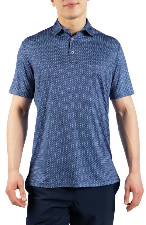 Golf Tees Print Performance Polo
