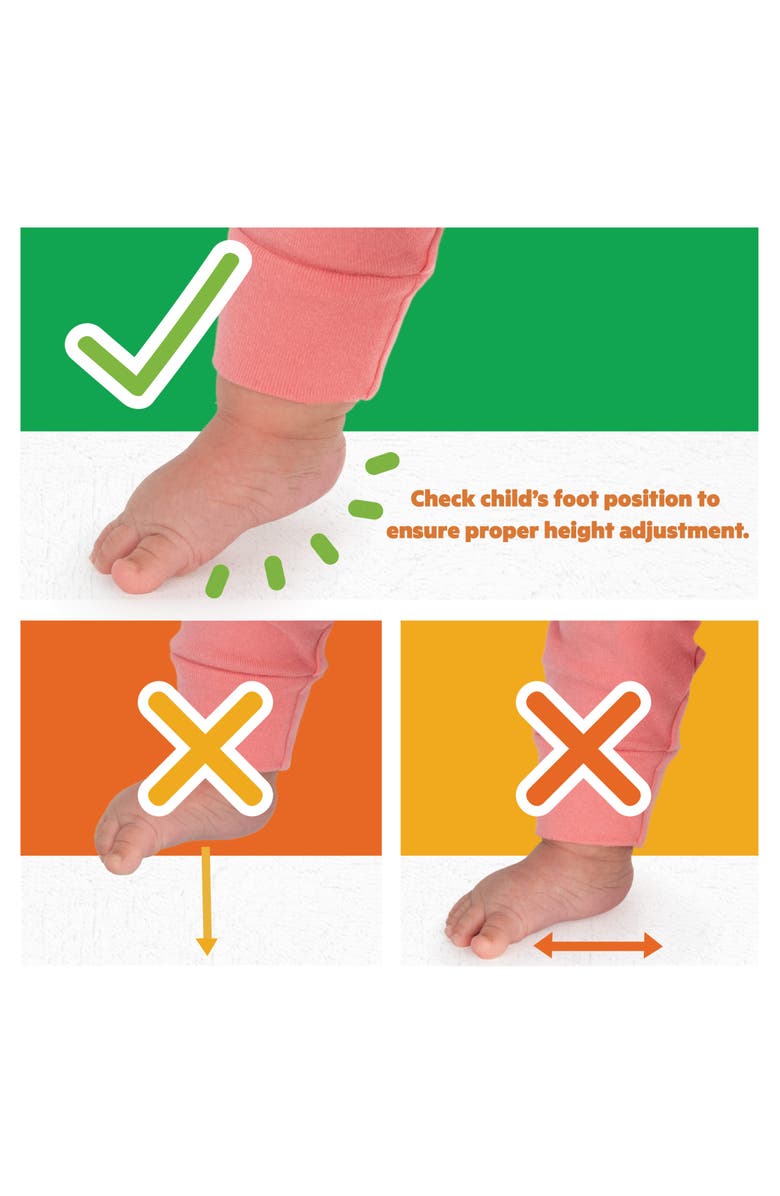 BRIGHT STARTS Around We Go 2-in-1 Walk-Around Activity Center & Table, Alternate, color, Pink