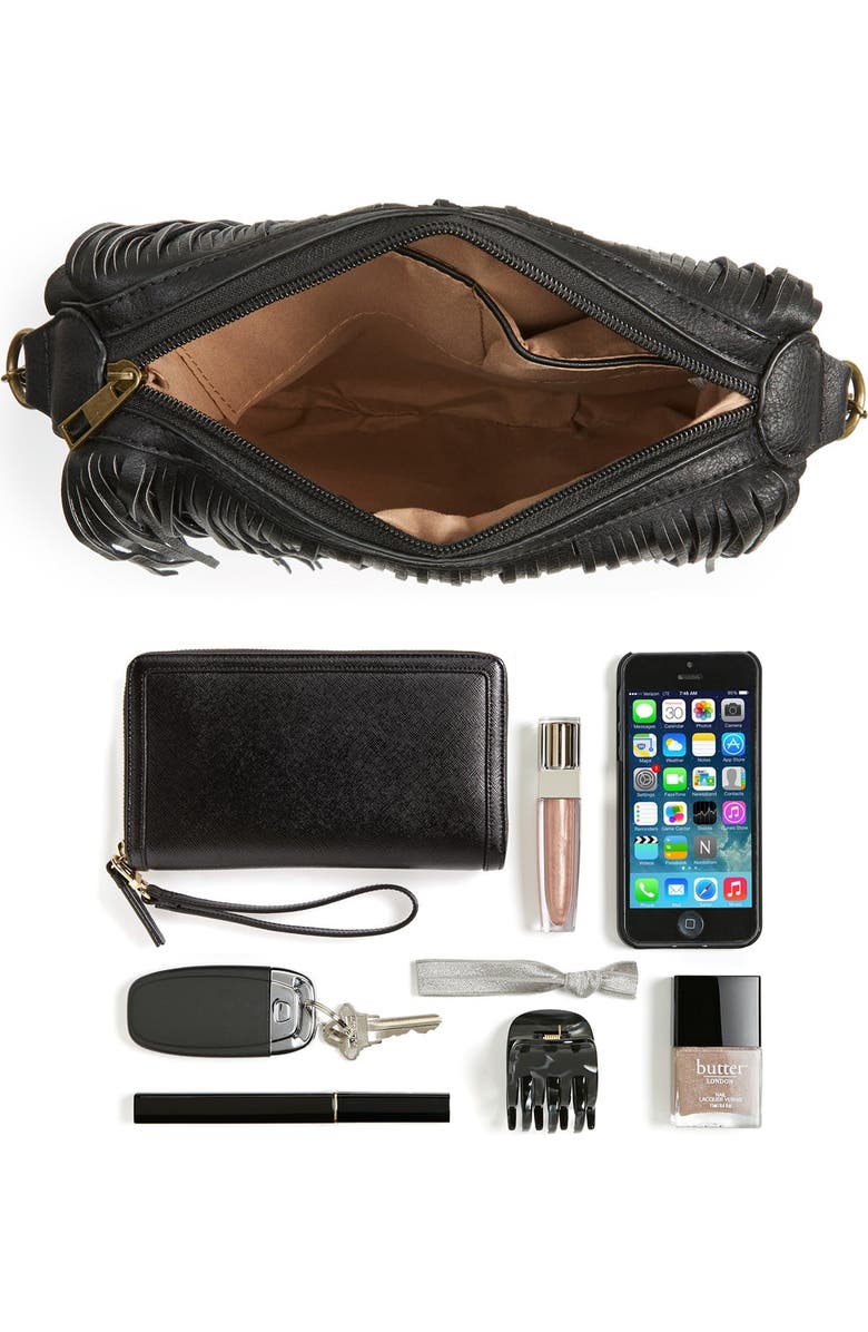 NU-G 'Boho Fringe' Crossbody Bag, Alternate, color,