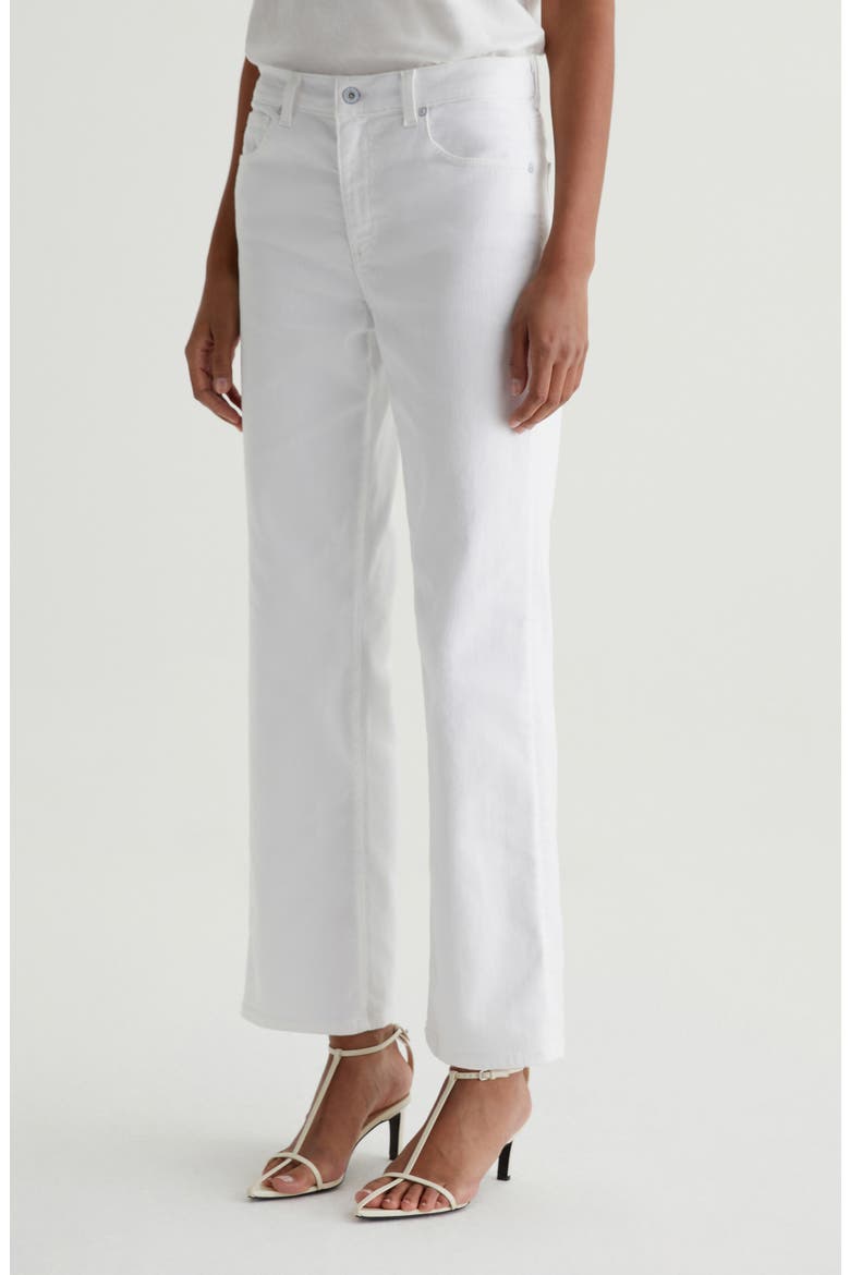 Brinley Mid Rise Ankle Straight Leg Jeans, Alternate, color, GALLERY WHITE