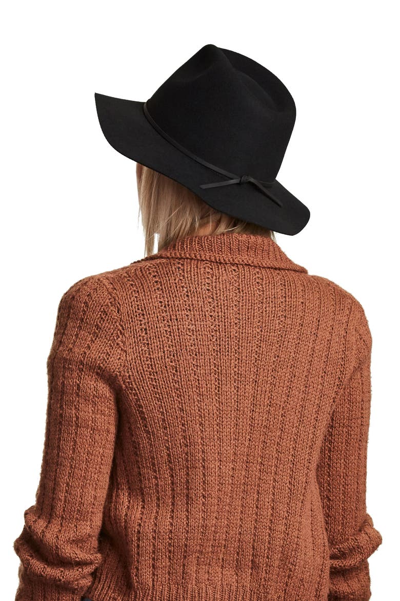 Wesley Wool Fedora, Alternate, color, BLACK