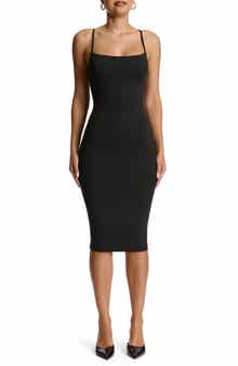 Naked Wardrobe Spaghetti Strap Midi Dress