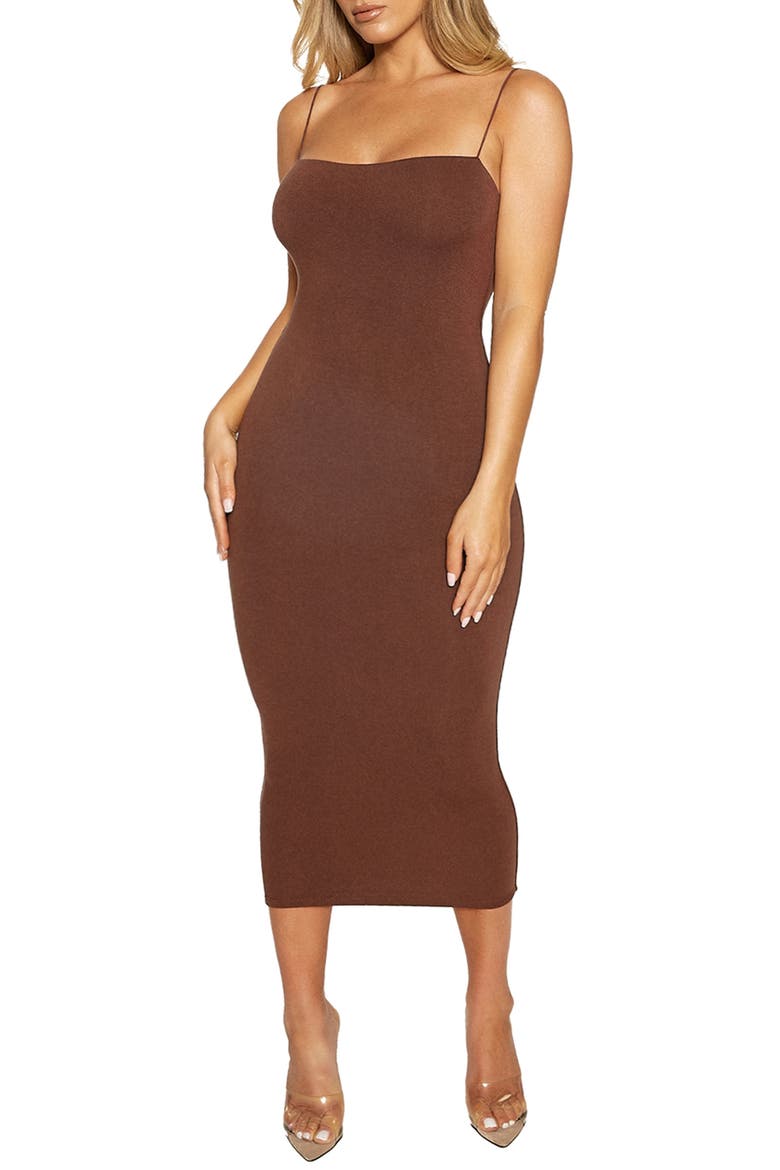 The NW Sultry Sheath Dress, Main, color, CHOCOLATE