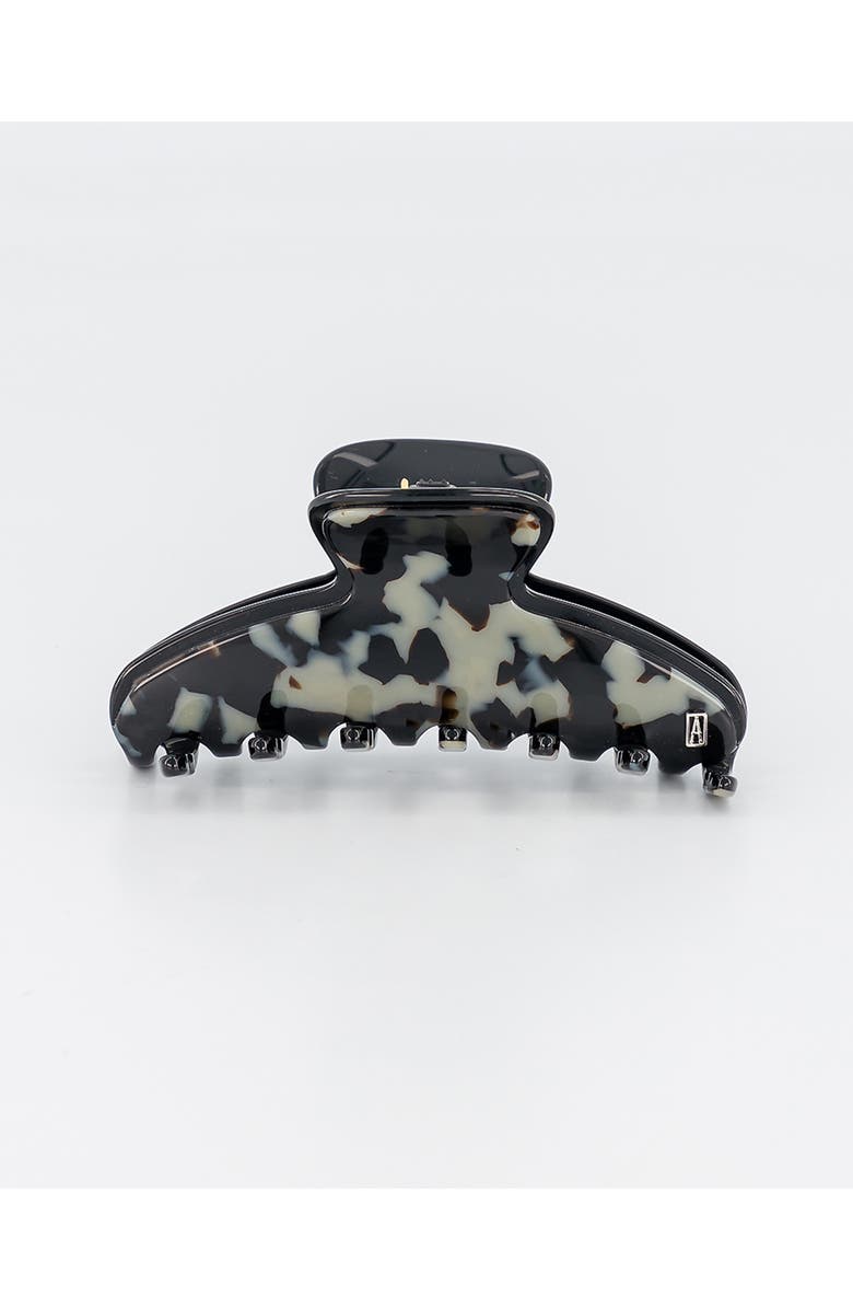 Alexandre de Paris Vincenne medium acetate hair clip, Main, color, Grey