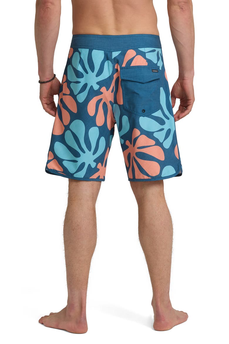 Sol Tiles 19" Board Shorts, Alternate, color, DARK DENIM