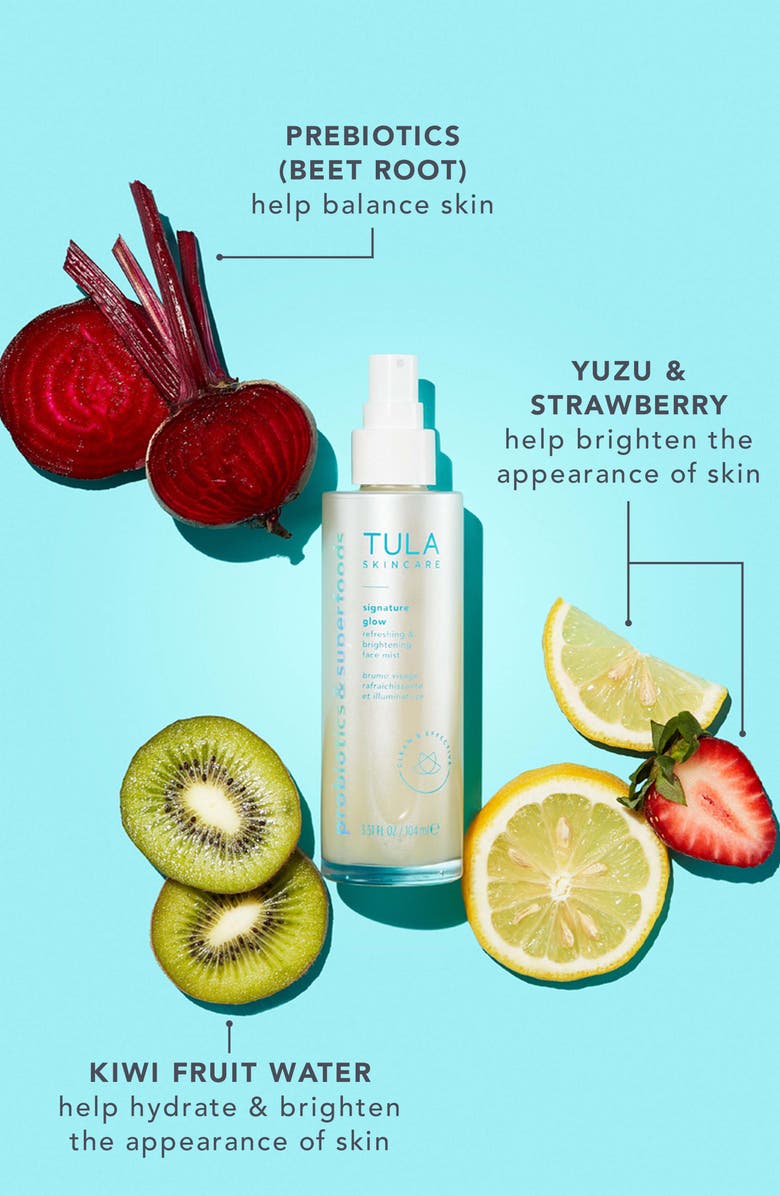 TULA Skincare Signature Glow Refreshing & Brightening Face Mist, Alternate, color,