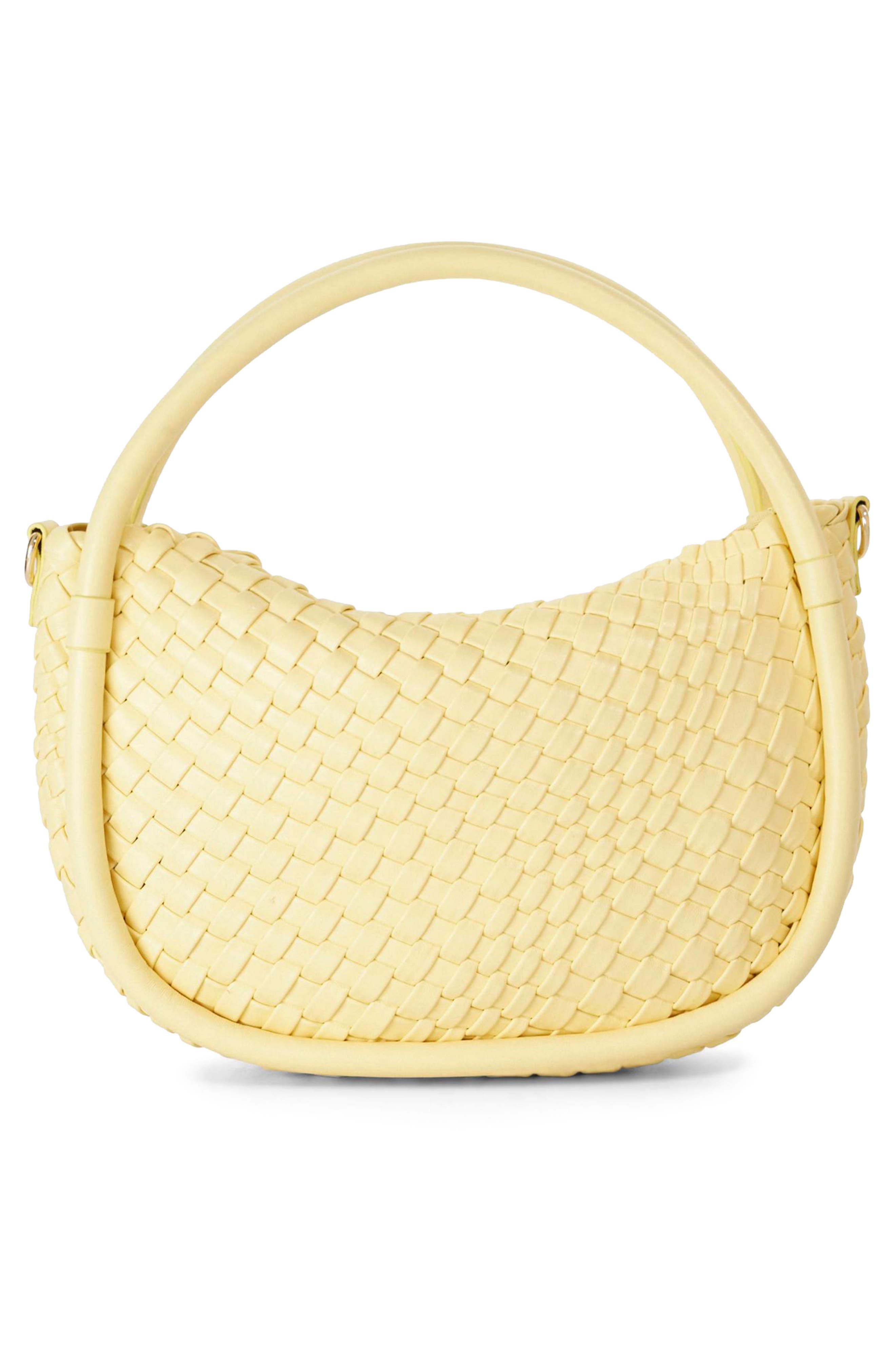 Dinideliberate Top Handle Bag, Alternate, color, YELLOW