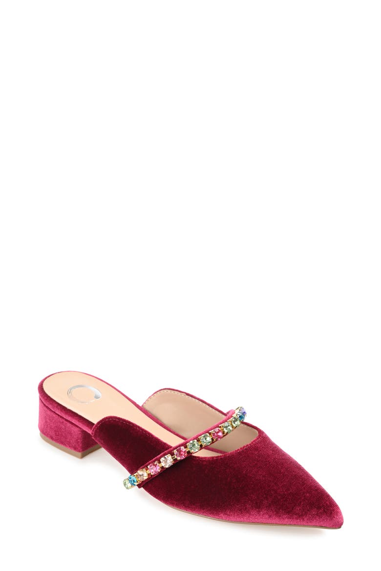 Jewel Embellished Pointed Toe Mule video