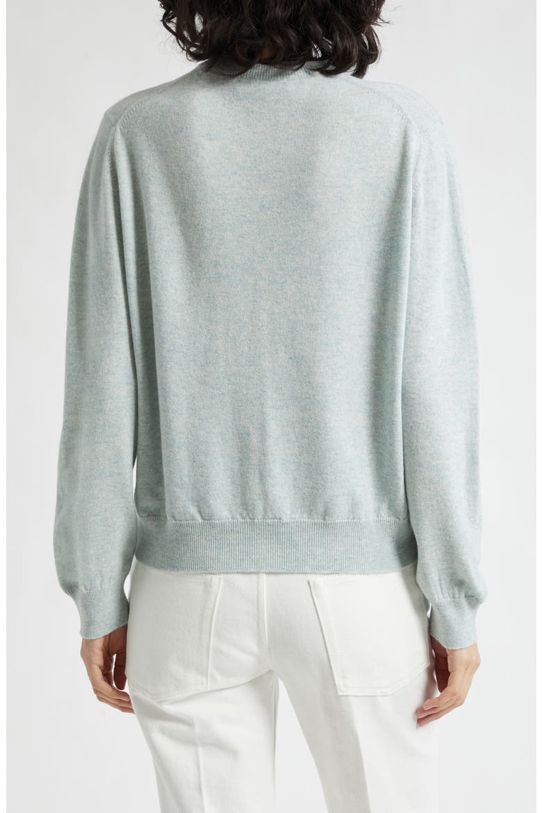 Lunan Cashmere V-Neck Sweater, Alternate, color, LUNAN MINT