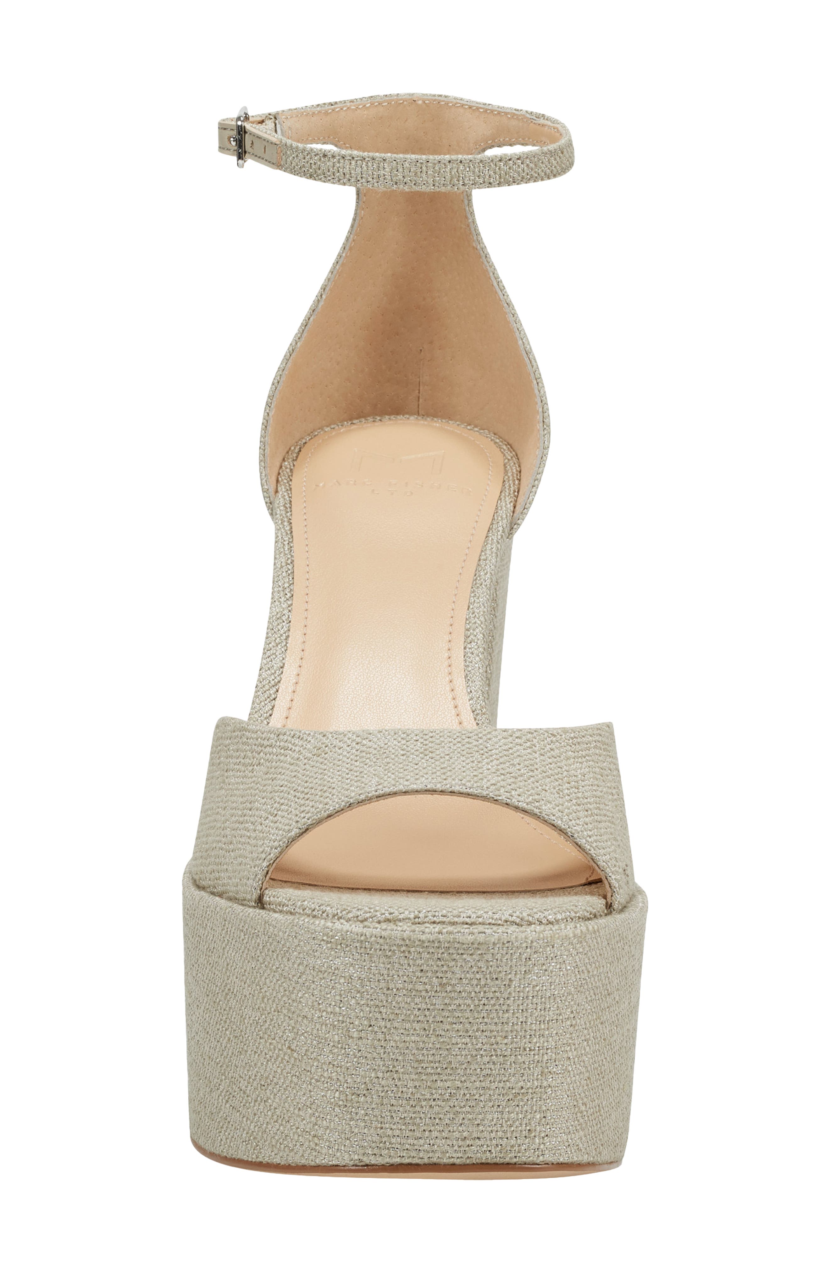 Marc Fisher LTD Della Ankle Strap Platform Sandal, Alternate, color, 