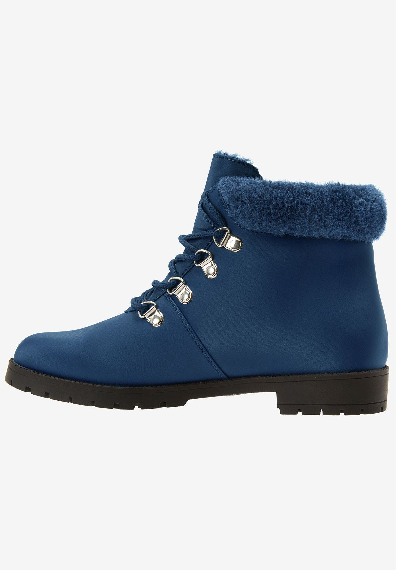 Comfortview The Vylon Hiker Bootie, Alternate, color, Black Patent