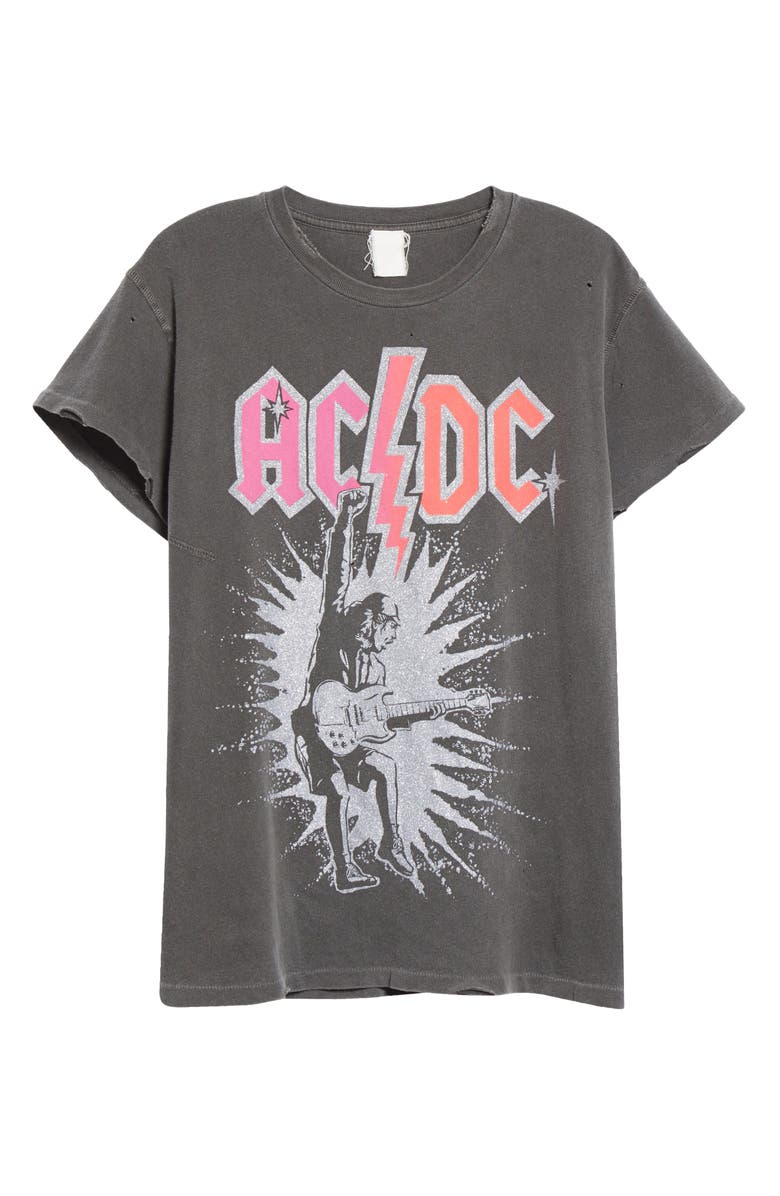 MadeWorn Women's AC/DC Graphic Tee, Alternate, color, 