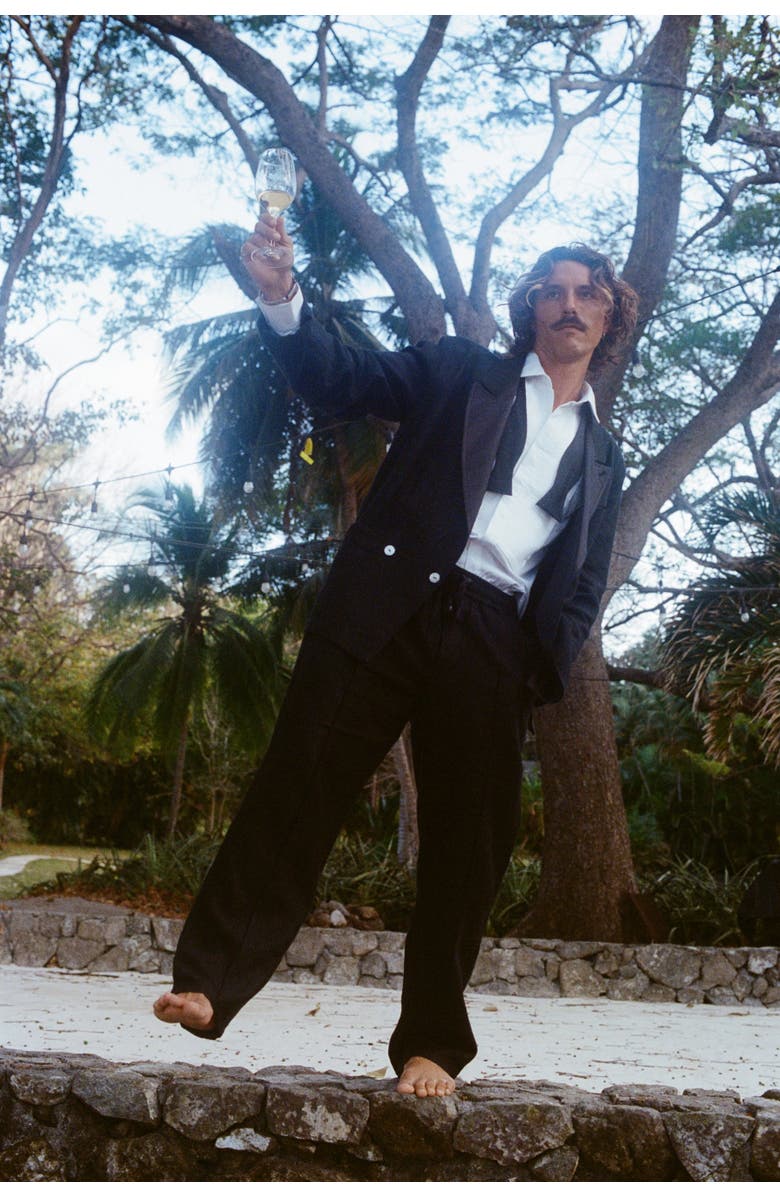 Tombolo Easy-Going Pants, Alternate, color, Black