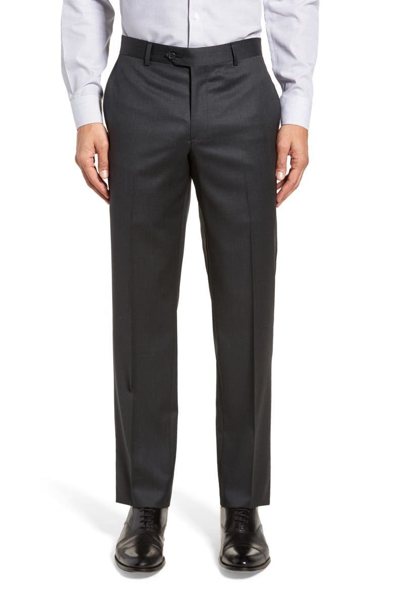 NORDSTROM MEN'S SHOP Trim Fit Solid Wool Suit, Alternate, color,