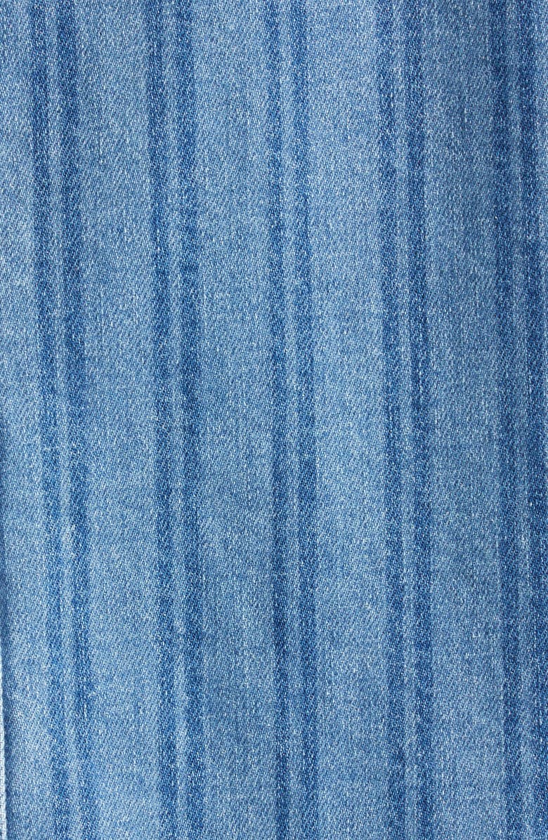 Veronica Beard Dahl Stripe Denim Chore Jacket, Alternate, color,