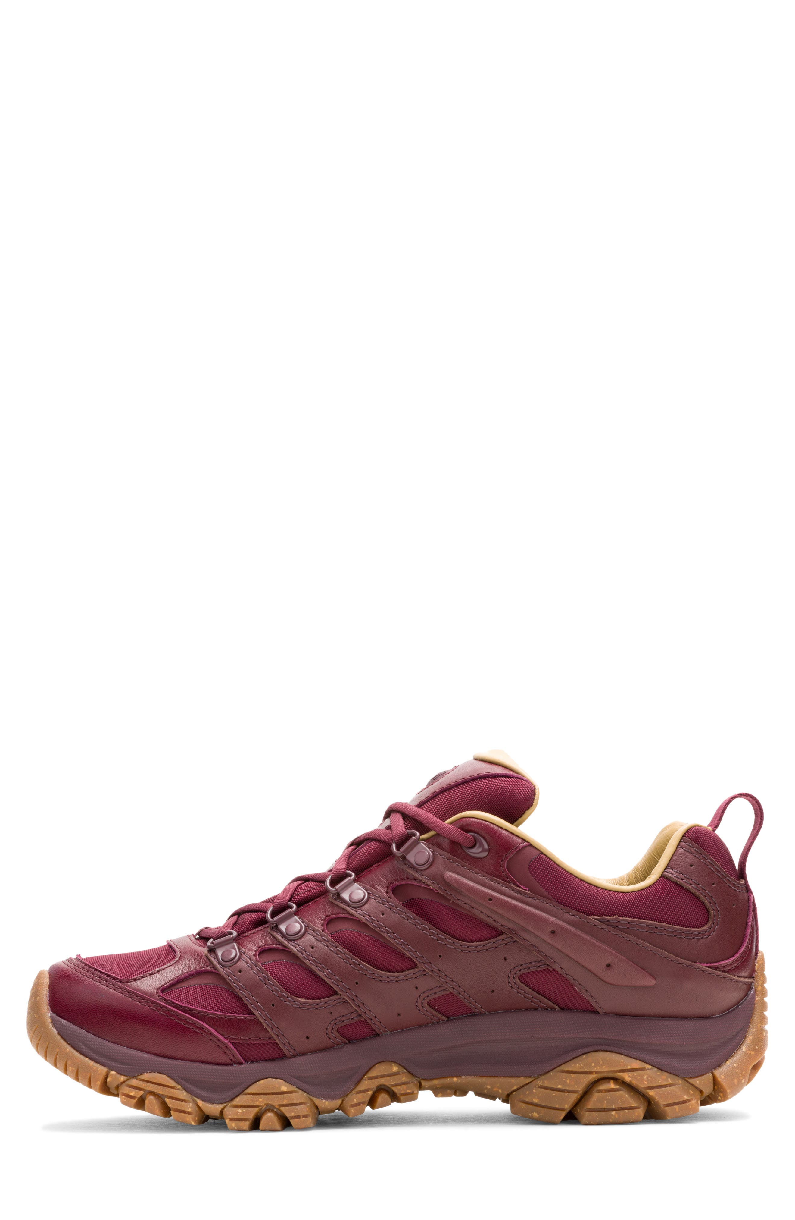 Moab 3 Luxe Leather Hiking Shoe, Alternate, color, VINO