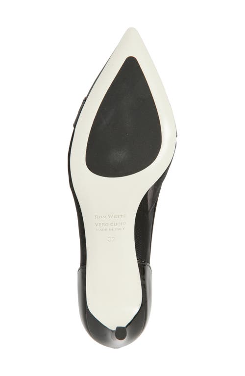 Ron White Caitlyn Pointed Toe Pump In Onyx