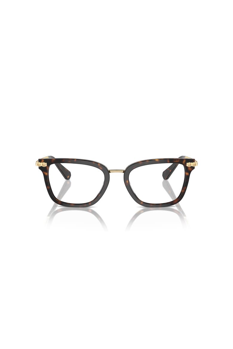 52mm Square optical glasses, Alternate, color, Brown