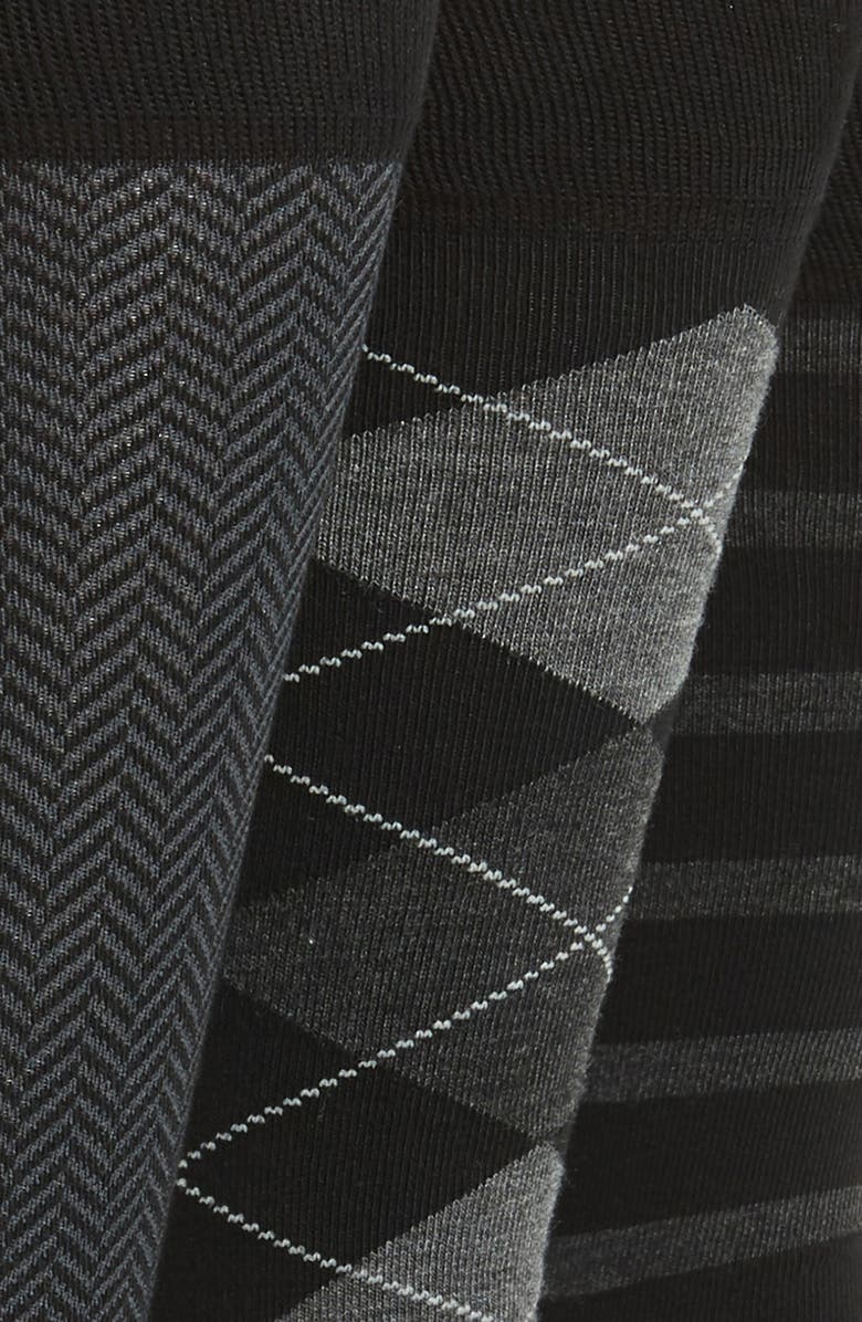 Polo Ralph Lauren 3-Pack Patterned Socks, Alternate, color, 