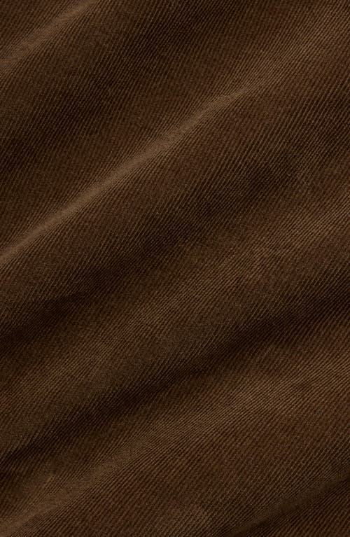 Polo Ralph Lauren Classic Fit Solid Cotton Corduroy Button-up Shirt In Brown