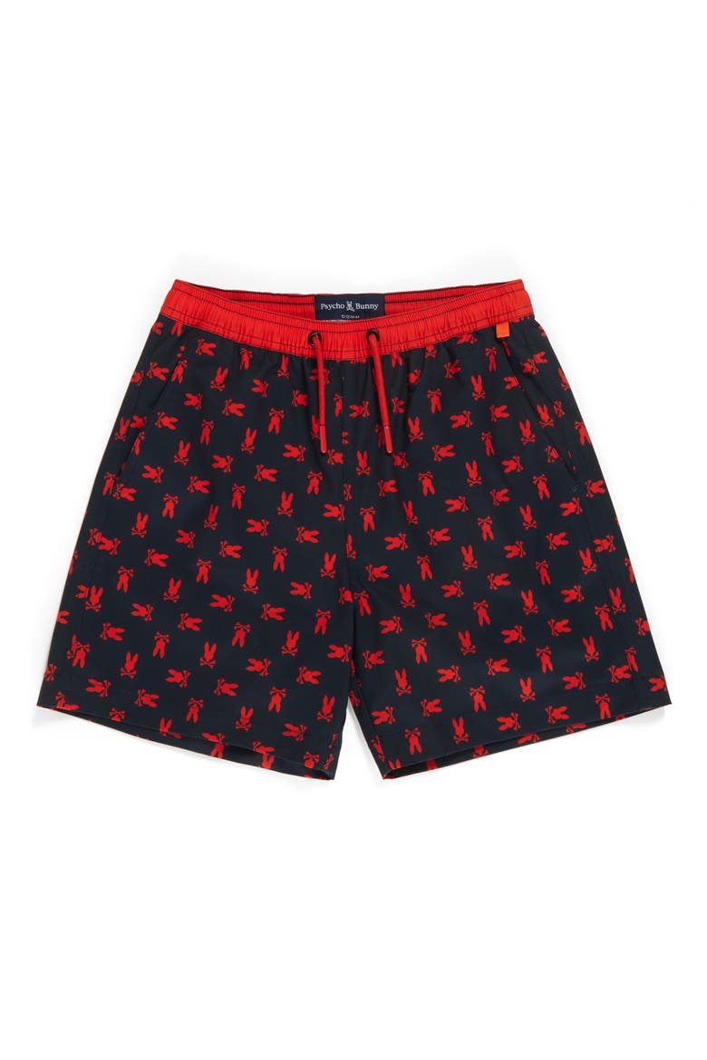 Kids' Cary Swim Trunks, Main, color, NAVY