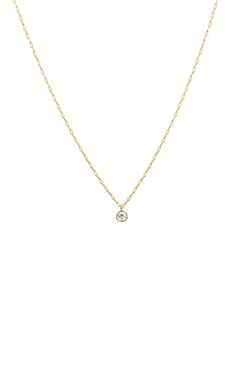 Sterling Silver 18k Gold Plated Rosie Necklace Holiday Gift Idea