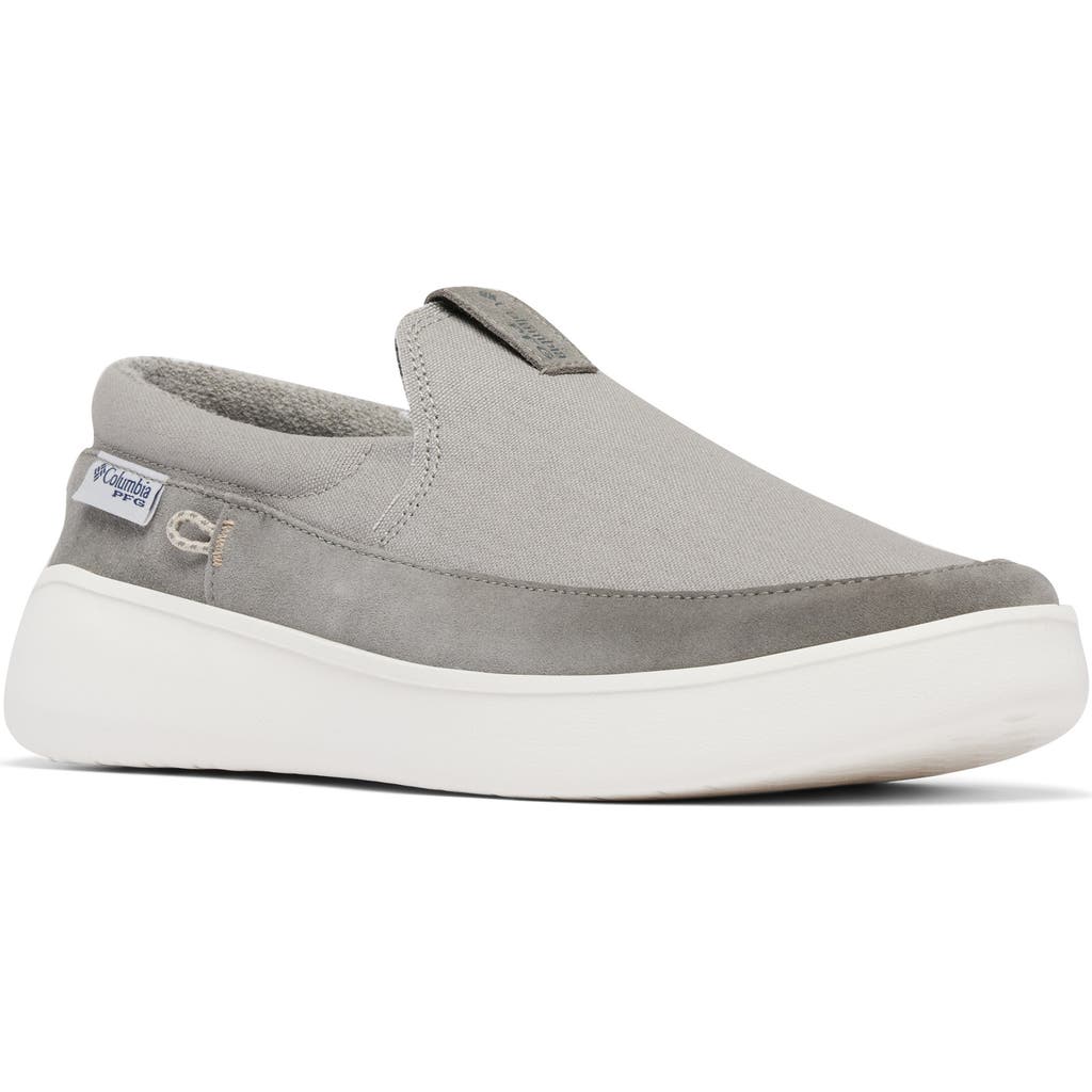 Columbia Pfg Boatside™ Slip-on Sneaker In Titanium/ancient Fossil
