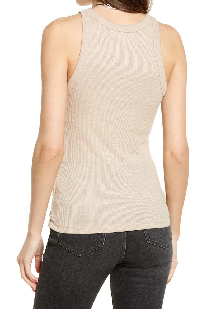 Rib Tank, Alternate, color, BEIGE OATMEAL MEDIUM HEATHER