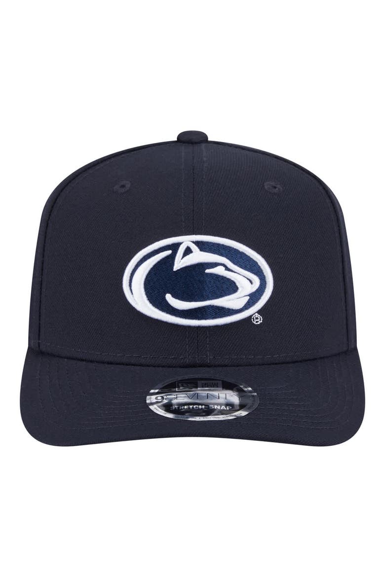 Men's New Era  Navy Penn State Nittany Lions Team Collective 9SEVENTY Stretch-Snap Adjustable Hat, Alternate, color, Navy