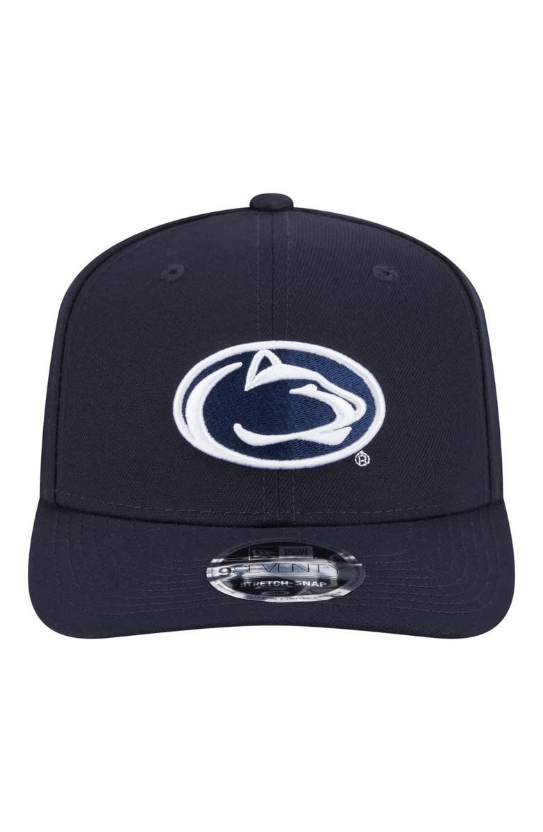 New Era Men's New Era  Navy Penn State Nittany Lions Team Collective 9SEVENTY Stretch-Snap Adjustable Hat, Alternate, color, Navy