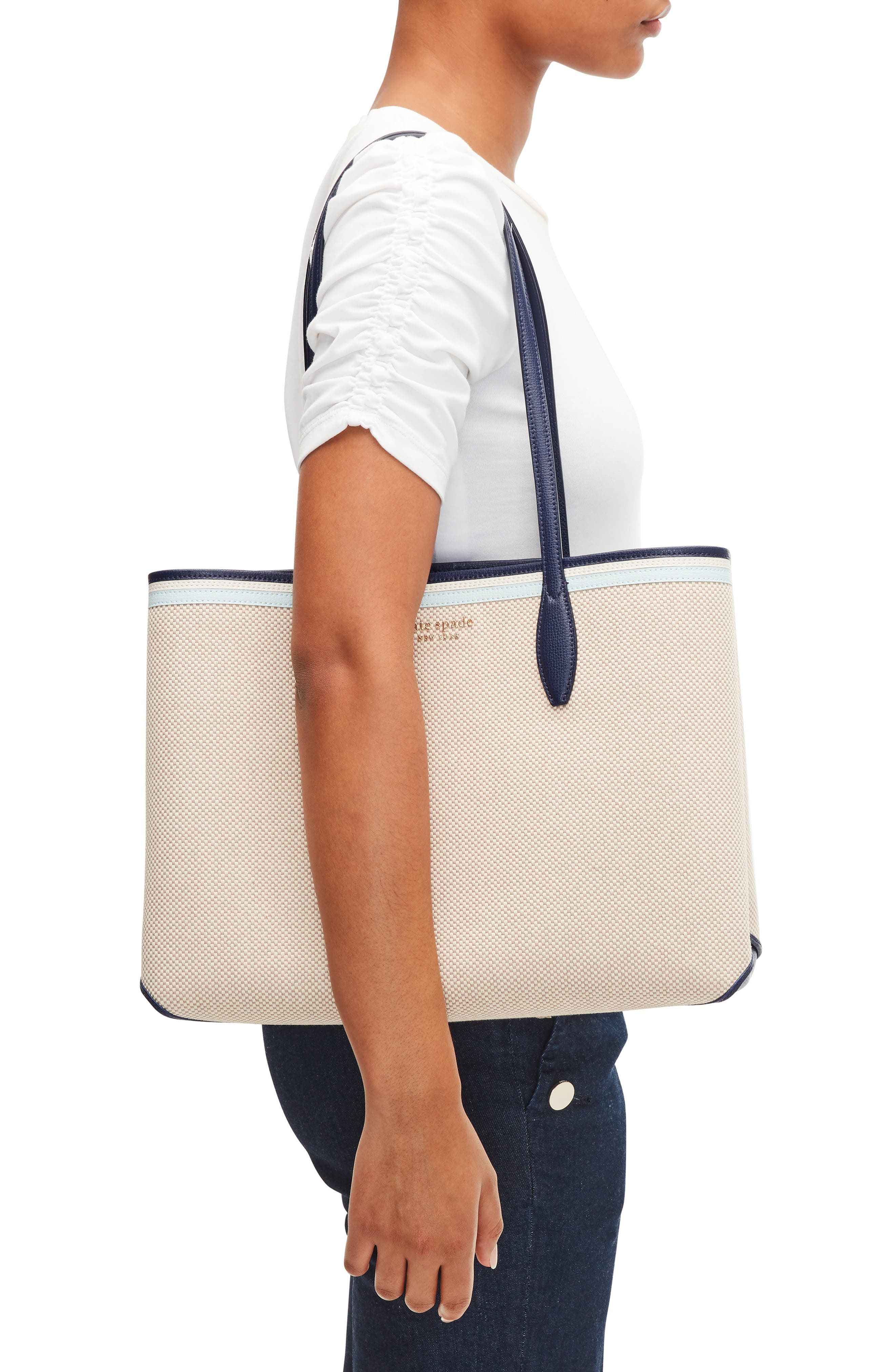 all day large rattan tote, Alternate, color, BLUE MULTI