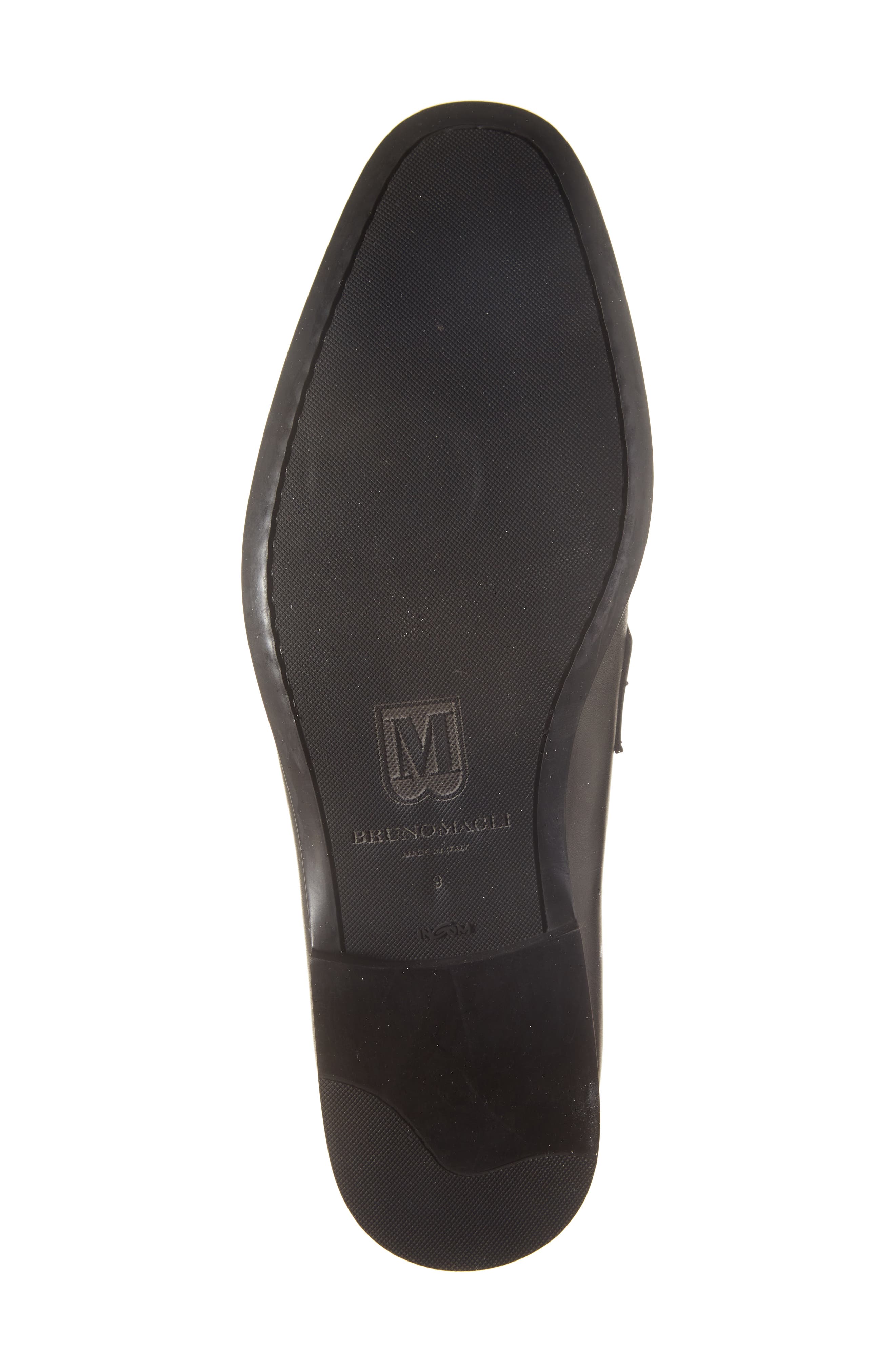 M BY BRUNO MAGLI Glen Tassel Loafer, Alternate, color, Black