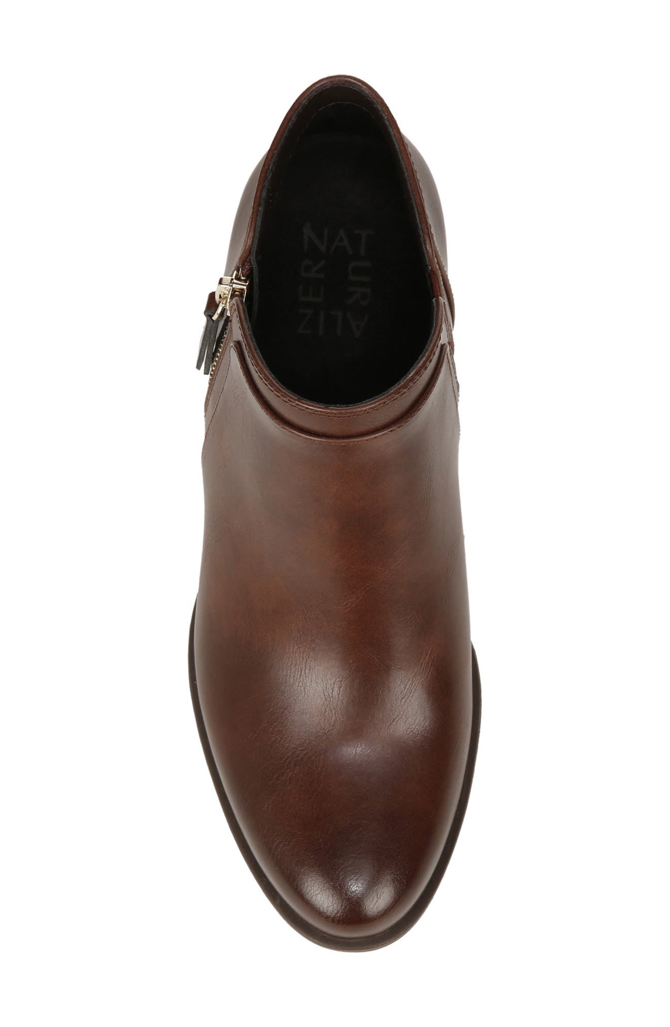 Naturalizer Karol Bootie, Alternate, color, Cinnamon Brown Synthetic