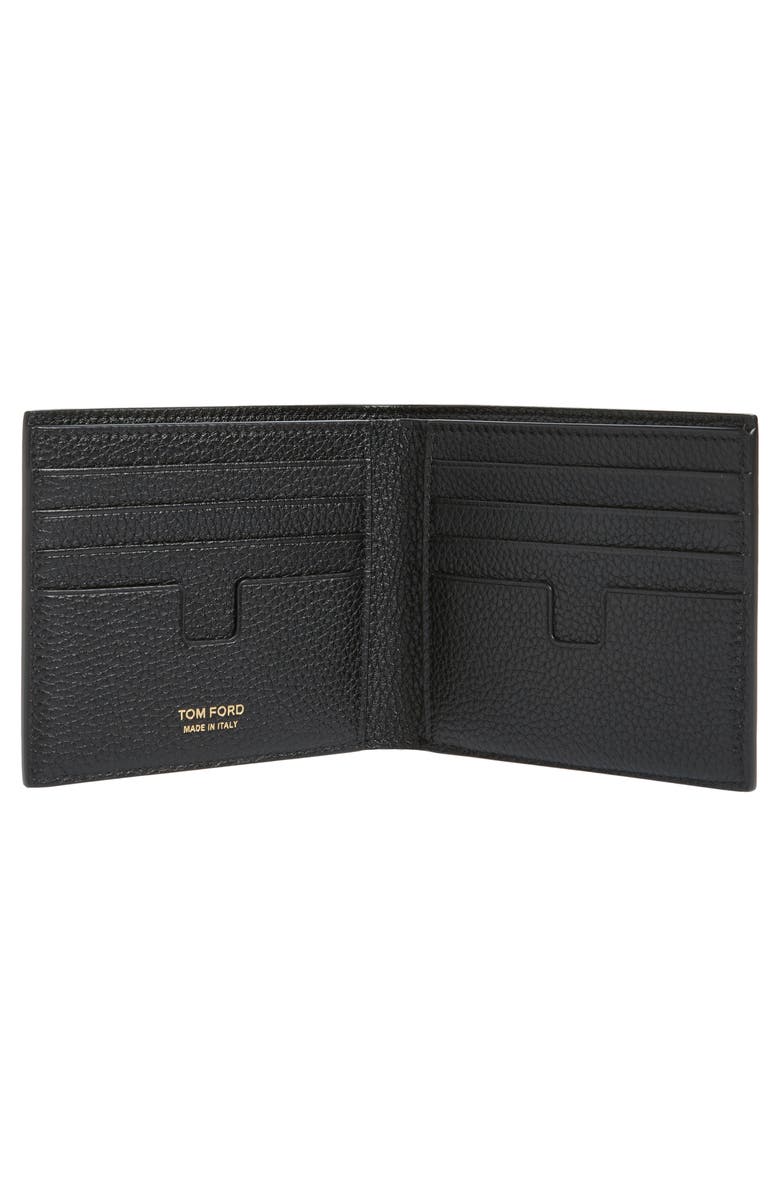 TOM FORD T-Line Soft Grain Leather Bifold Wallet, Alternate, color, 