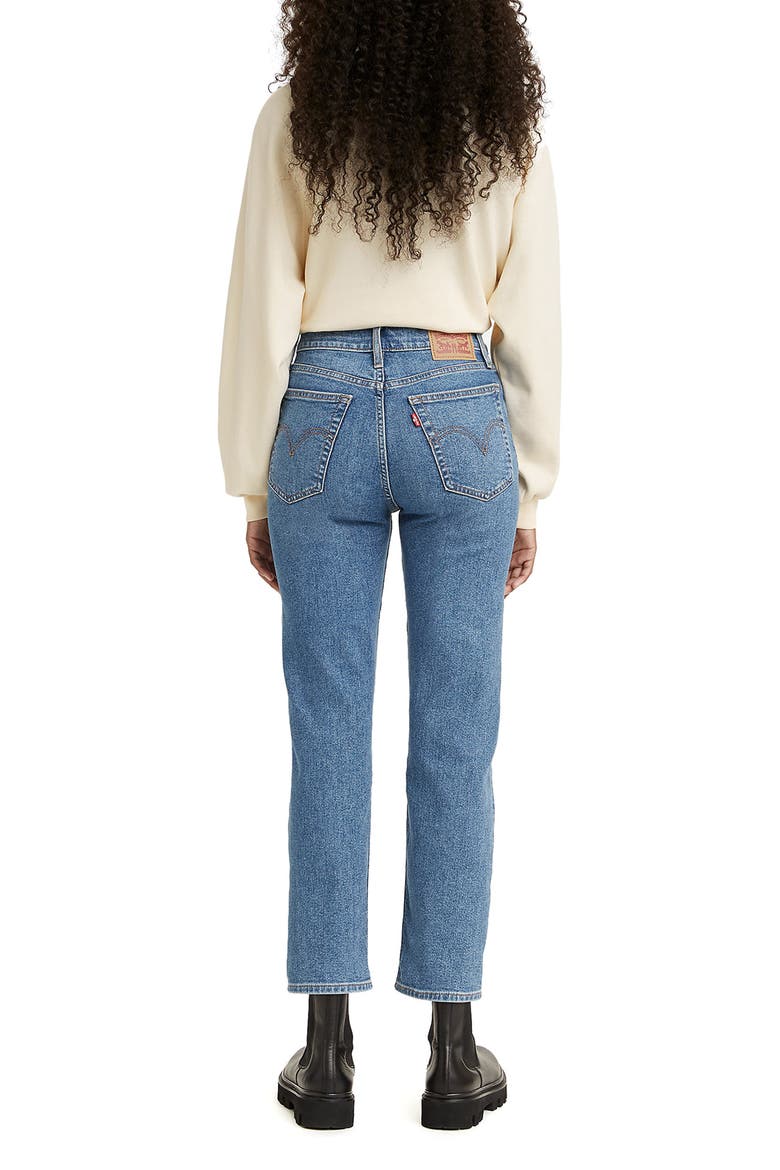 Wedgie Straight Leg Jeans, Alternate, color, SUMMER LOVE IN THE MIST