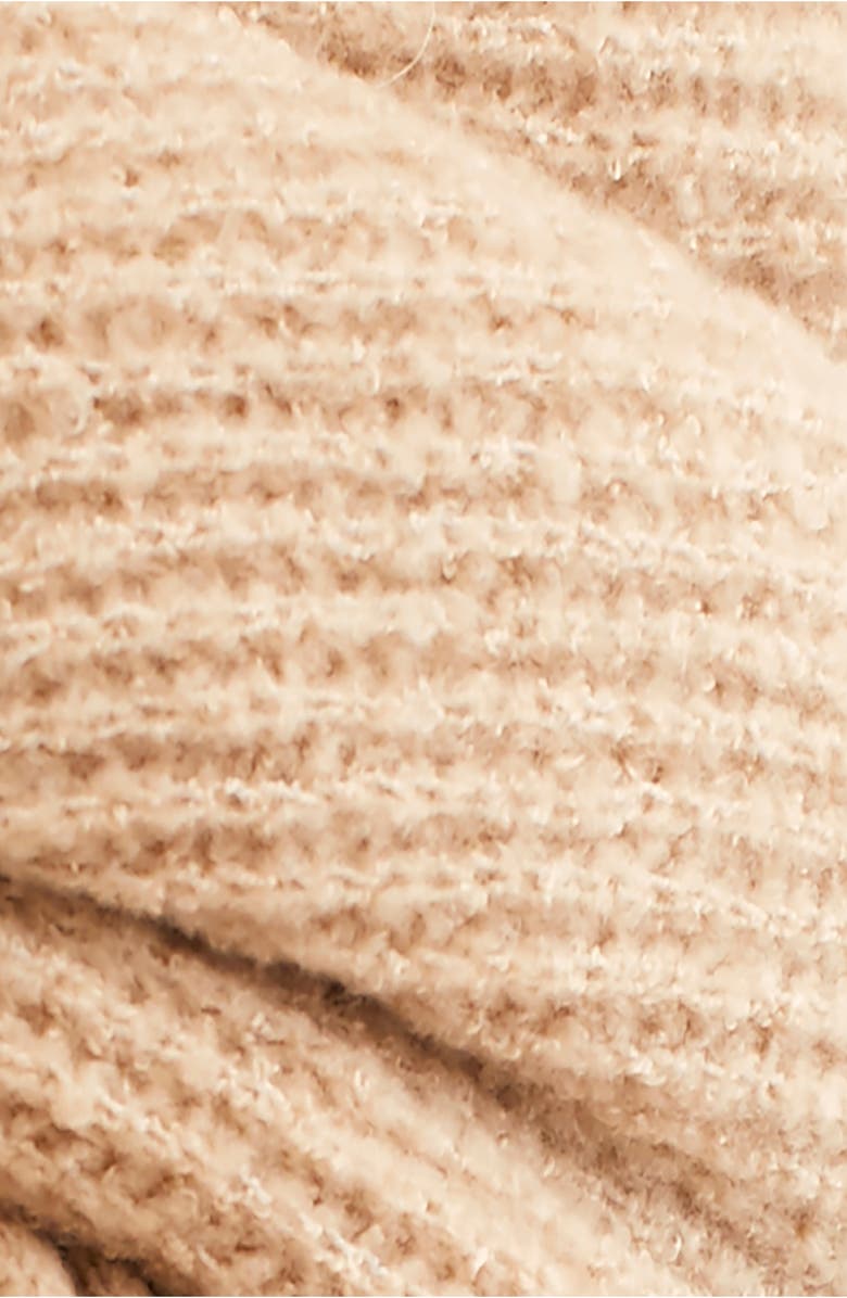 Free People Jaden Rib Knit Blanket Scarf, Alternate, color,