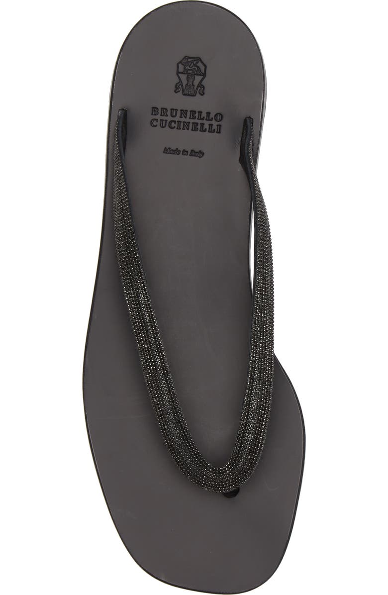 Brunello Cucinelli Monili Flip Flop, Alternate, color,