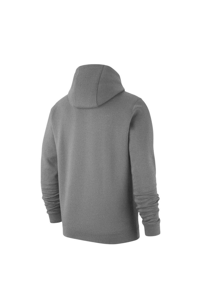 Nike Men's Nike Heather Gray Duke Blue Devils Logo Club Pullover Hoodie, Alternate, color, 