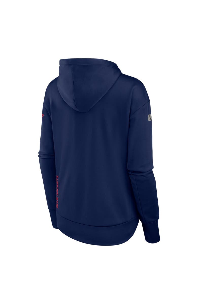FANATICS Women's Fanatics Branded Navy Columbus Blue Jackets Authentic Pro Scuba Full-Zip Hoodie, Alternate, color,