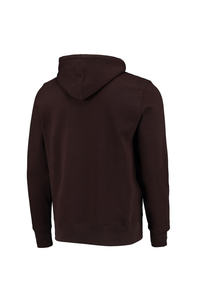 '47 Men's '47 Brown Cleveland Browns Outrush Headline Pullover Hoodie, Alternate, color, 