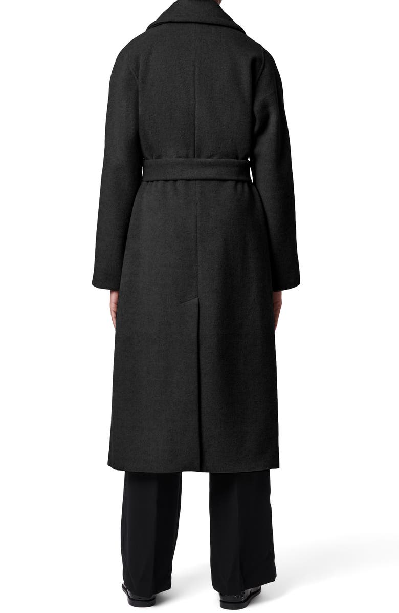 Double Breasted Belted Coat