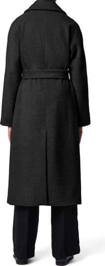 Double Breasted Belted Coat