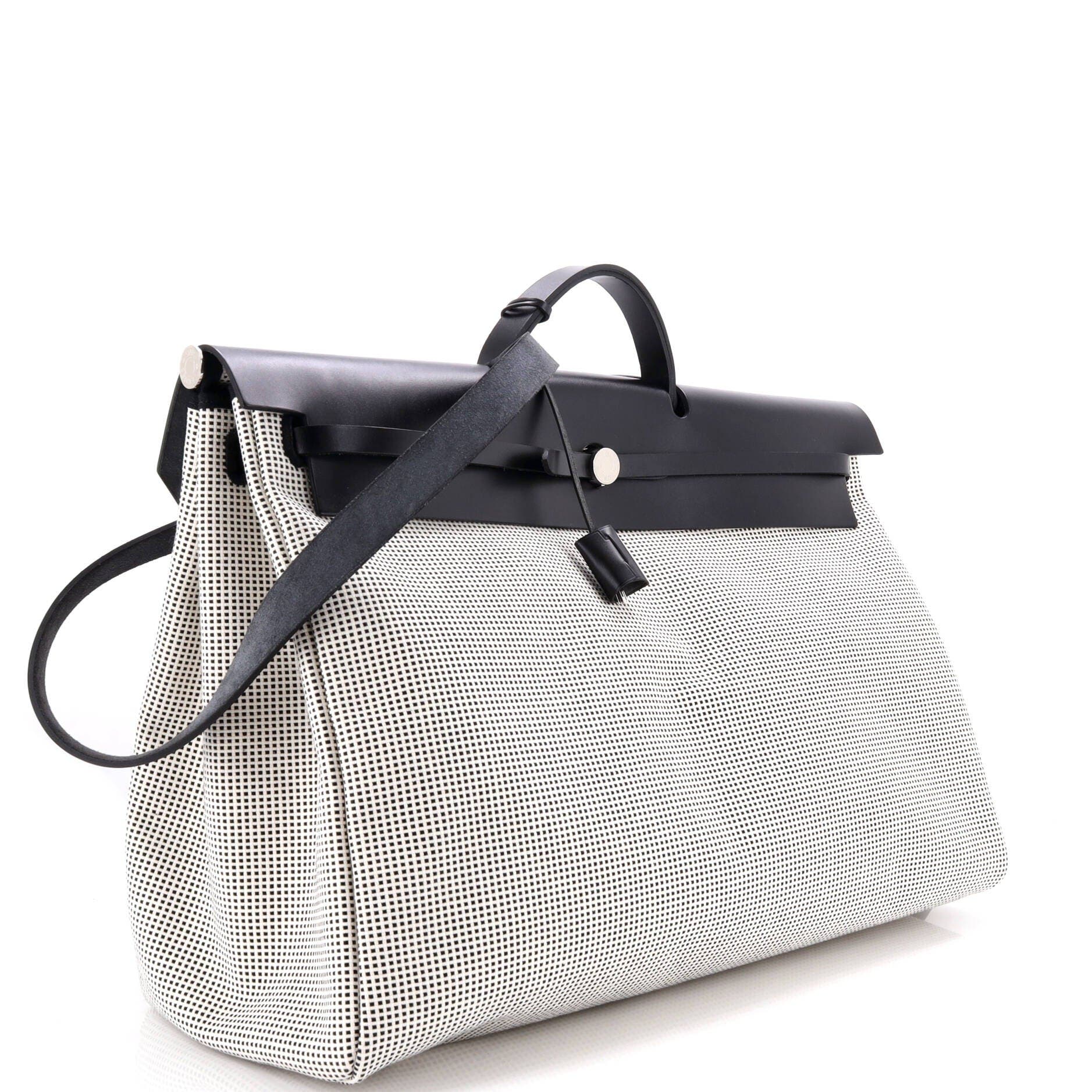 Herbag Cabine Criss Viking Toile and Leather, Alternate, color, Black