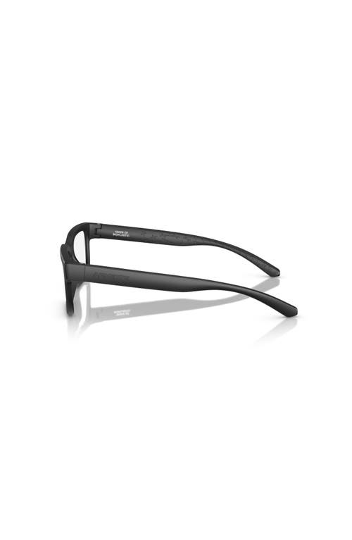 Arnette 49mm Rectangle Optical Glasses In Black