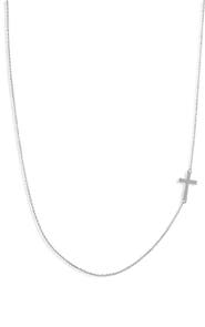 Bony Levy Sideways 14K Gold Cross Pendant Necklace
