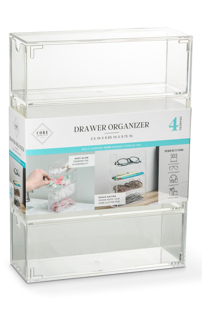 Core Home 4-Drawer Sunglasses Organizer, Alternate, color,