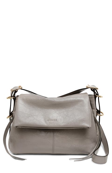 Bali Double Entry Leather Crossbody Bag