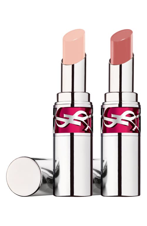 Saint Laurent Yves Candy Glaze Lip Gloss Stick Duo $84 Value