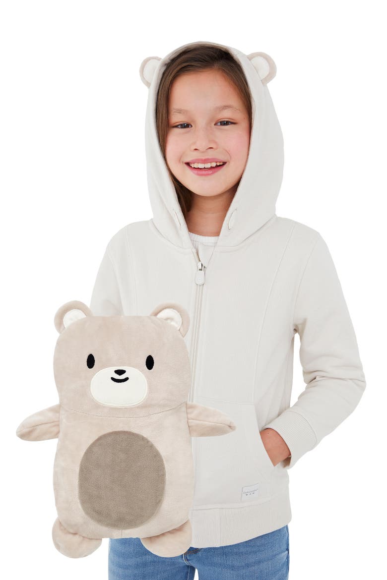 Kids' Bori Bear 2-in-1 Stuffed Animal Hoodie, Alternate, color, BEIGE